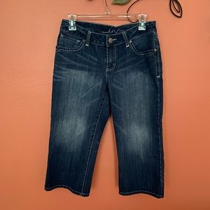 INC Denim Cropped Curvy Fit Jeans